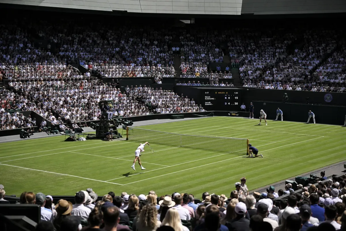 Wimbledon quarter-final on Centre Court